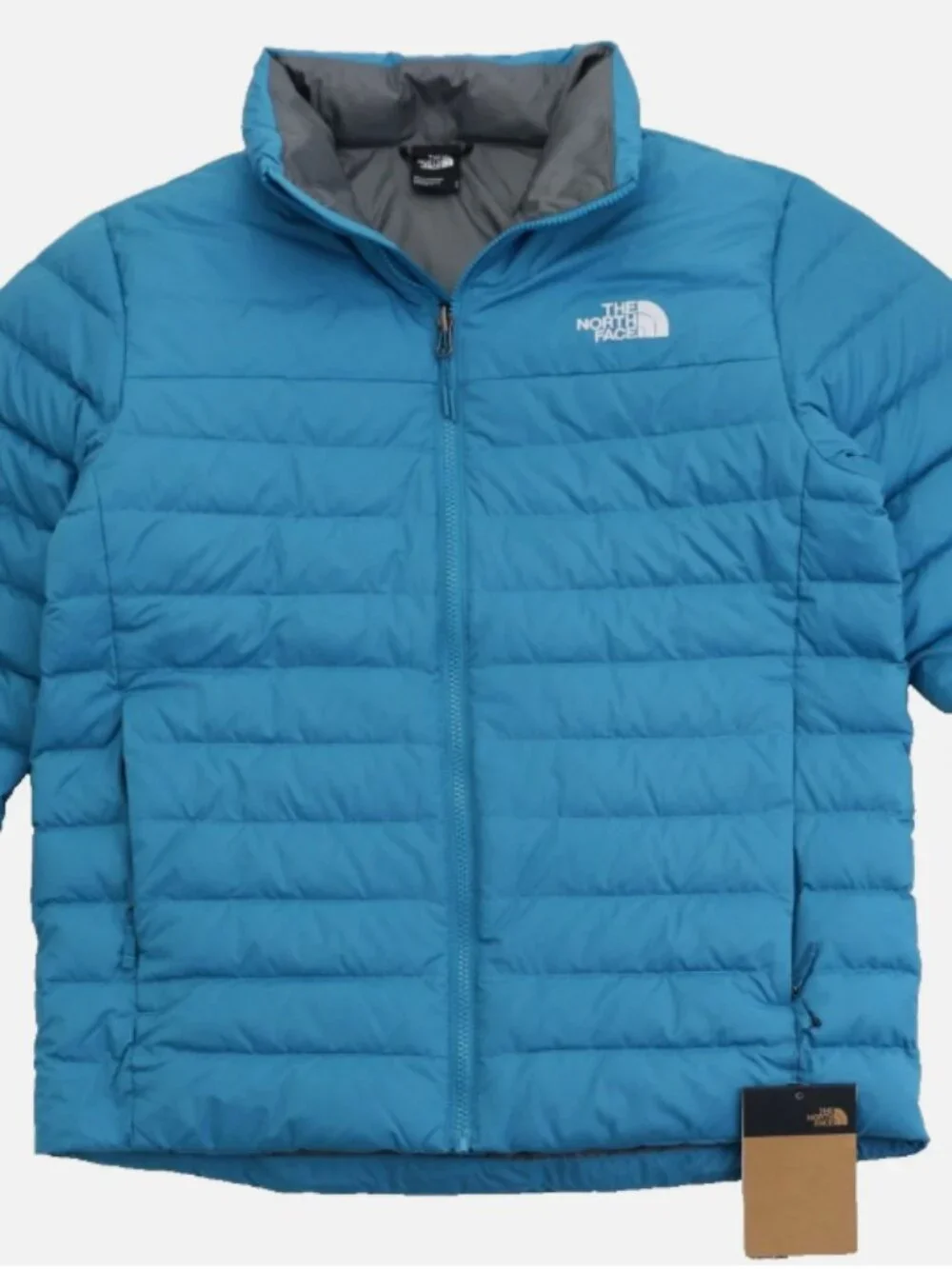 The North Face Men’s Minoqua Down Jacket 600-fill DWR Digital Blue Color Size S